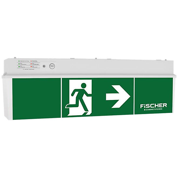 FiSCHER Akkumulatorentechnik Rettungszeichenleuchte3/8h opt.Mesh/NB Add.on ULU383M